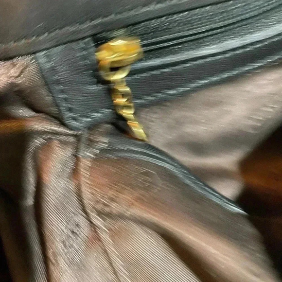 Coach vintage black leather satchel handbag - Picture 12 of 12